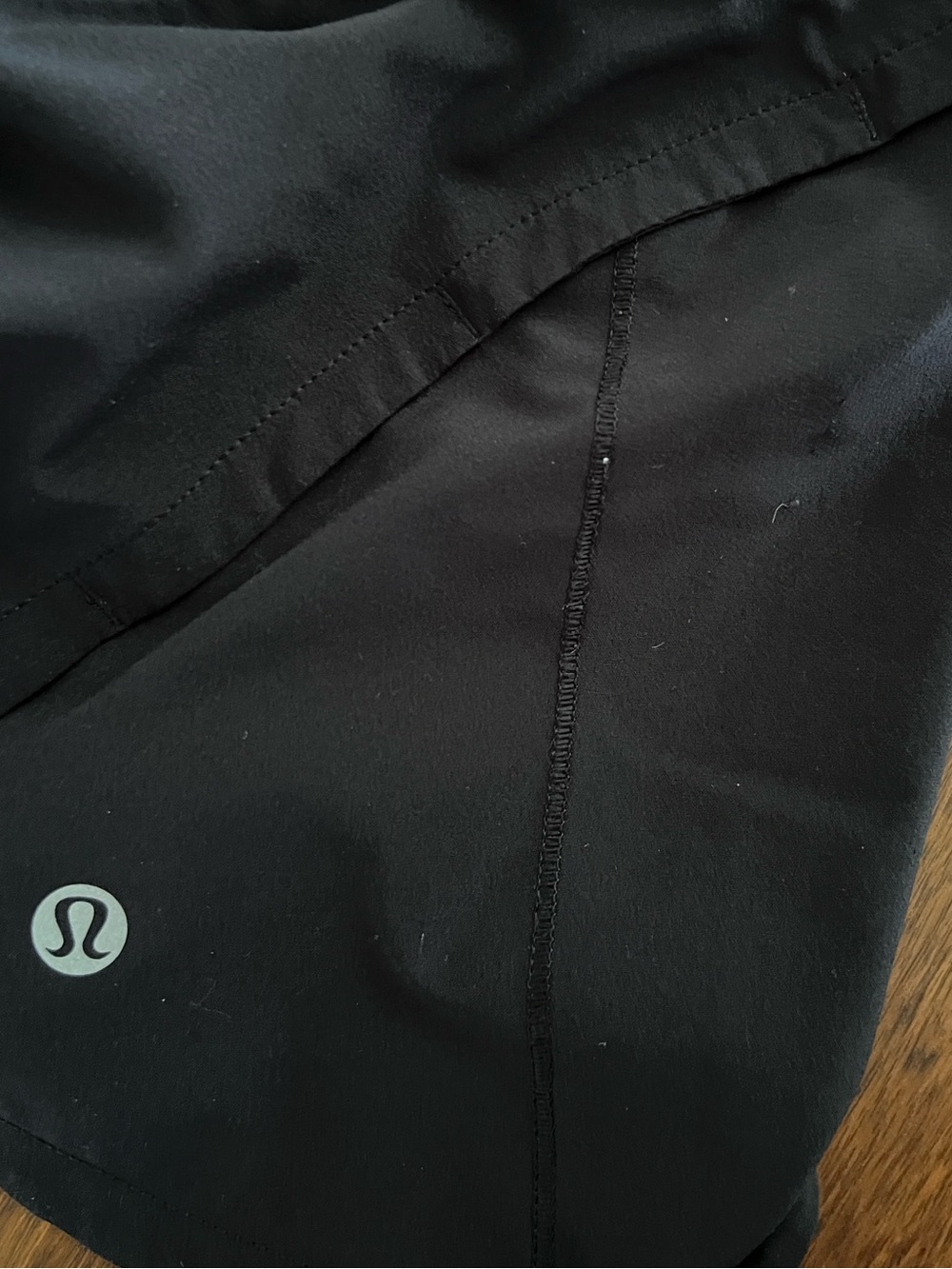 Lululemon Black Running Shorts Size 6 - Picture 3 of 5